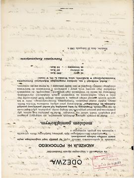 Odręczne notatki Józefa Żurowskiego na temat analogii do zabytków z Jakuszowic Małych  sporządzon...