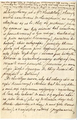 List (rękopis) od Bogusława Kraszewskiego do Erazma Majewskiego  strona 3