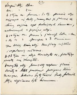 Maszynopis i rękopis trzynastu wykładów Józefa Żurowskiego na temat kultury megalitycznej  strona...