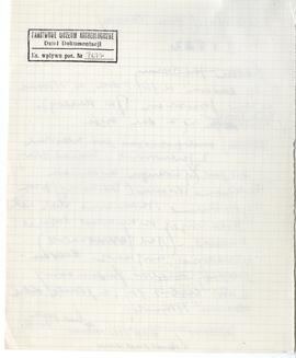 Zespół odręcznych notatek Józefa Żurowskiego (w tym opisy zabytków i zapiski bibliograficzne) wra...