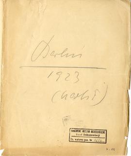 Zespół odręcznych notatek Józefa Żurowskiego (w tym opisy zabytków i zapiski bibliograficzne) wra...