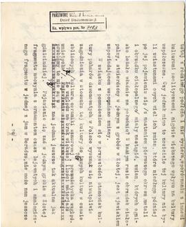 Rękopis trzech wykładów Józefa Żurowskiego pt. "Okres Wikingów w Skandynawji" z roku ak...