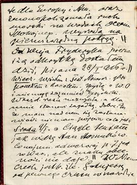 Notatnik nr 88 z odręcznymi notatkami Erazma Majewskiego z okresu od 01.01.1917 r. do 25.07.1917 ...