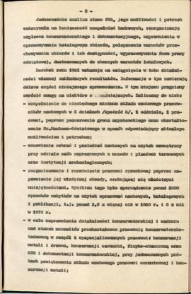 Państwowe Muzeum Archeologiczne w Warszawie. Sprawozdanie z działalności w roku 1981. Mszynopis. ...