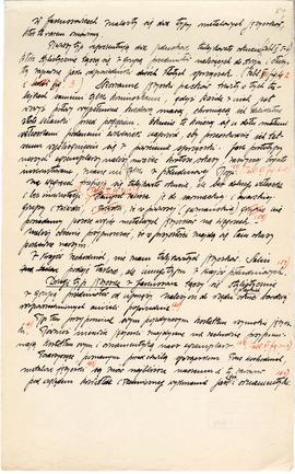 Rękopis pracy doktorskiej Józefa Żurowskiego pt. Wykopalisko z Jakuszowic Małych na tle pokrewnyc...