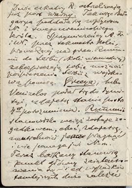 Notatnik nr 86 z odręcznymi notatkami Erazma Majewskiego z okresu od 01.10.1915 r. do 20.04.1916 ...