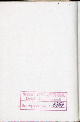 Notatnik nr 96 z odręcznymi notatkami Erazma Majewskiego z okresu od 14.05.1920 r. do 19.08.1920 ...