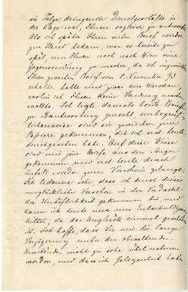 List od J. Deichmüllera do Erazma Majewskiego (rękopis)  strona 2