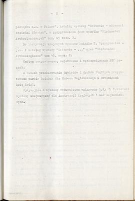Państwowe Muzeum Archeologiczne w Warszawie. Sprawozdanie z działalności w roku 1983. Mszynopis. ...