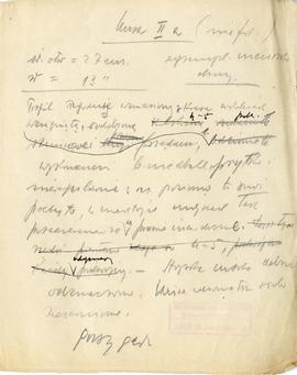 Odręczne notatki Józefa Żurowskiego wraz z materiałem ilustracyjnym do artykułu pt. "Dwa gro...