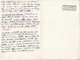 Odręczne notatki Józefa Żurowskiego w języku niemieckim m.in. z Karl Woermann  "Geschichte d...