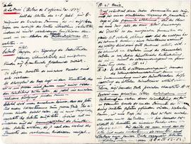 Odręczne wypisy Józefa Żurowskiego w języku niemieckim z Hermann Lüer i Max Creutz  "Geschic...