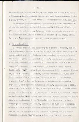 Państwowe Muzeum Archeologiczne w Warszawie. Sprawozdanie z działalności w roku 1982. Mszynopis. ...
