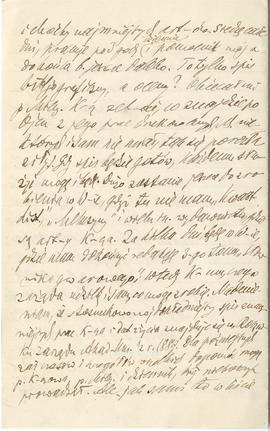 List od Hieronima Rafała Łopacińskiego do Erazma Majewskiego (rękopis)  strona 4