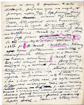 Rękopis wykładów Józefa Żurowskiego z zakresu archeologii przedhistorycznej  strona 105: "[…...