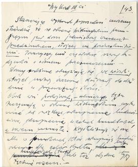 Rękopis trzech wykładów Józefa Żurowskiego pt. "Okres Wikingów w Skandynawji" z roku ak...