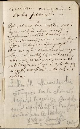 Notes nr 8 z okresu 12.02.1878 r .- 30.06.1878 r. Notatki odręczne Erazma Majewskiego dot. spraw ...