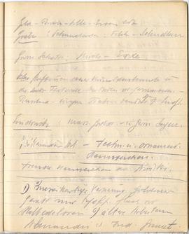 Brulion Józefa Żurowskiego "Żurowski 1918" z notatkami w języku niemieckim z okresu stu...