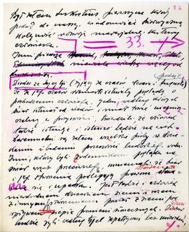 Rękopis wykładów Józefa Żurowskiego z zakresu archeologii przedhistorycznej  strona 59: "[…]...