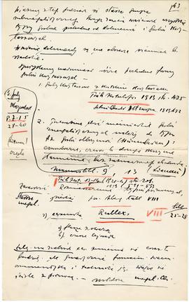 Maszynopis i rękopis trzynastu wykładów Józefa Żurowskiego na temat kultury megalitycznej  strona...