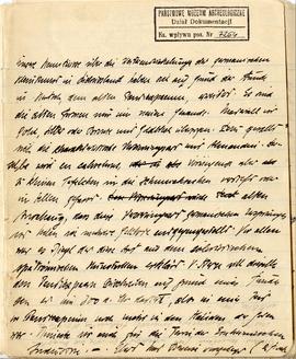 Brulion Józefa Żurowskiego pt. "Plastyka od Fidiasza począwszy" z odręcznymi notatkami ...