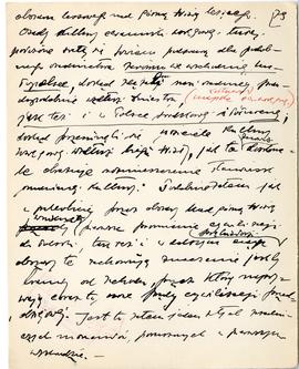 Rękopis dziewięciu wykładów Józefa Żurowskiego pt. "Osadnictwo przedhistoryczne w dorzeczu G...