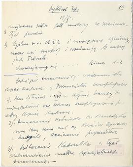 Rękopis dwudziestu ośmiu wykładów Józefa Żurowskiego pt. "Zagadnienie Kopca Krakusa na tle z...