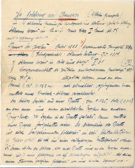 Brulion Józefa Żurowskiego zawierający zbiór luźnych kartek z notatkami w języku polskim i niemie...