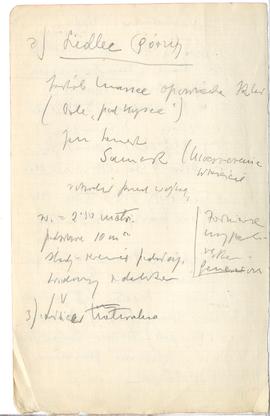 Fragment dziennika Józefa Żurowskiego pt. "Bieżące wiadomości o wykopaliskach" z odręcz...