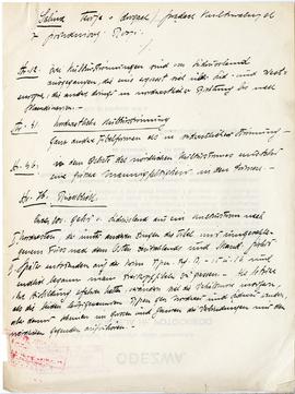 Odręczne notatki Józefa Żurowskiego na temat analogii do zabytków z Jakuszowic Małych  sporządzon...