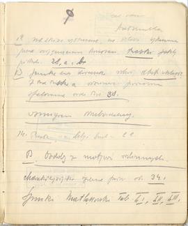 Brulion Józefa Żurowskiego pt. "Plastyka od Fidiasza począwszy" z odręcznymi notatkami ...