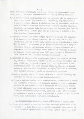 Państwowe Muzeum Archeologiczne w Warszawie. Sprawozdanie z działalności w roku 1991.  Maszynopis...