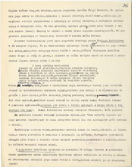 Rękopis dwudziestu ośmiu wykładów Józefa Żurowskiego pt. "Zagadnienie Kopca Krakusa na tle z...