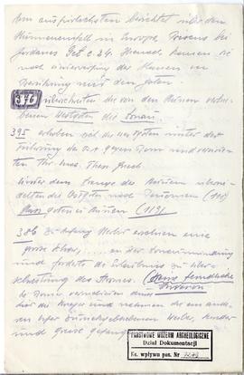 Odręczne notatki Józefa Żurowskiego na temat Gotów i Hunów  strona 7: "Goci - Hunowie" cd.