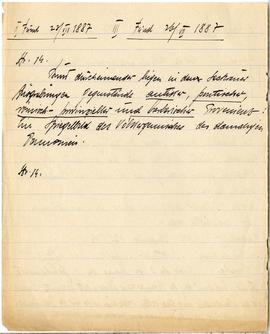 Brulion Józefa Żurowskiego zawierający zbiór luźnych kartek z notatkami w języku polskim i niemie...