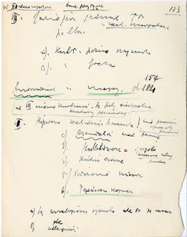 Rękopis dwudziestu ośmiu wykładów Józefa Żurowskiego pt. "Zagadnienie Kopca Krakusa na tle z...