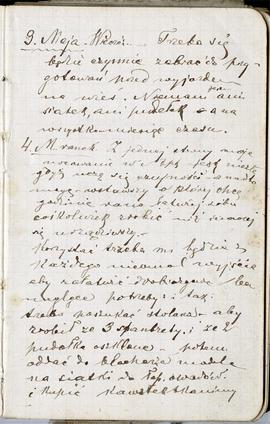 Notes nr 4 z okresu 01.05.1876 r.-15.02.1877 r. Notatki odręczne Erazma Majewskiego dot. spraw co...