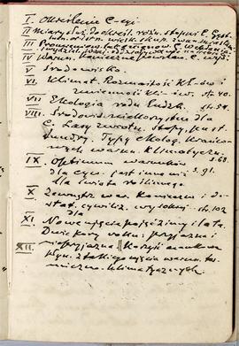 Notatnik nr 68 z odręcznymi notatkami Erazma Majewskiego z okresu od 08.08.1908 r. do 06.10.1909 ...