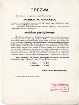 Odręczne notatki Józefa Żurowskiego na temat analogii do zabytków z Jakuszowic Małych  sporządzon...