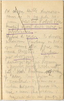 Notes Józefa Żurowskiego pt. "Dziennik przedhistorycznych wiadomości" z odręcznymi nota...