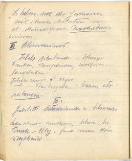 Brulion Józefa Żurowskiego z notatkami w języku niemieckim z okresu studiów w Wiedniu  strona 37