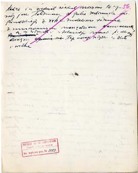 Rękopis wykładów Józefa Żurowskiego z zakresu archeologii przedhistorycznej  strona 112: fragment...