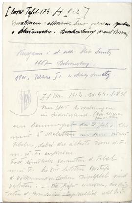 Odręczne notatki Józefa Żurowskiego na temat Gotów i Hunów  strona 10: "Goci i Hunowie"...