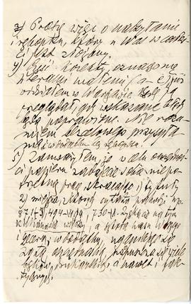 List od Hieronima Rafała Łopacińskiego do Erazma Majewskiego (rękopis)  strona 2