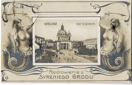 Widokówka od Edwarda Czajkowskiego do Erazma Majewskiego (widok Warszawy)  strona 1