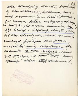 Rękopis dziewięciu wykładów Józefa Żurowskiego pt. "Osadnictwo przedhistoryczne w dorzeczu G...