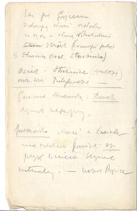 Fragment dziennika Józefa Żurowskiego pt. "Bieżące wiadomości o wykopaliskach" z odręcz...