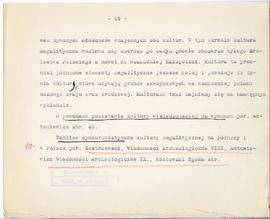 Maszynopis i rękopis trzynastu wykładów Józefa Żurowskiego na temat kultury megalitycznej  strona...