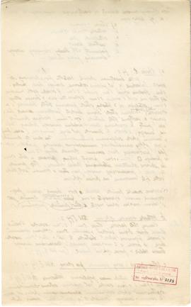 Rękopis pracy doktorskiej Józefa Żurowskiego pt. Wykopalisko z Jakuszowic Małych na tle pokrewnyc...