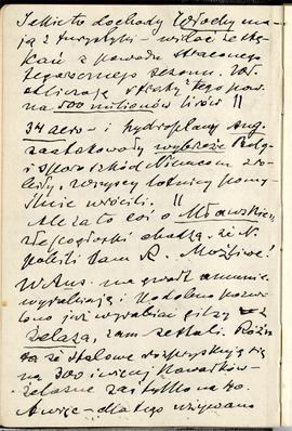 Notatnik nr 81 z odręcznymi notatkami Erazma Majewskiego z okresu od 12.02.1915 r. do 03.05.1915 ...